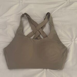 Lululemon Women's Cross-Back Sports Bra - Tan 32c
